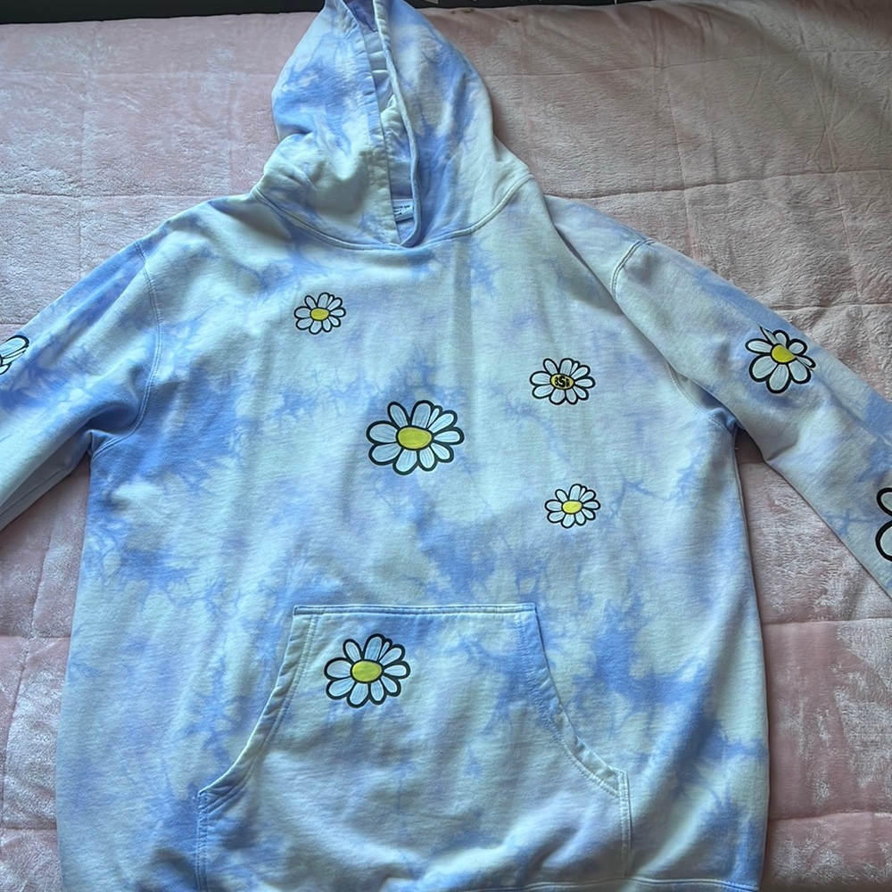 Zumiez Tie Dye Sunflower Women’s Sweatshirt XL